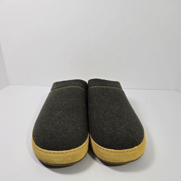 Olukai Hamani Hulu Mens 10 Wool Mule Slipper Slip On Sandals Sheep Fur main image 2